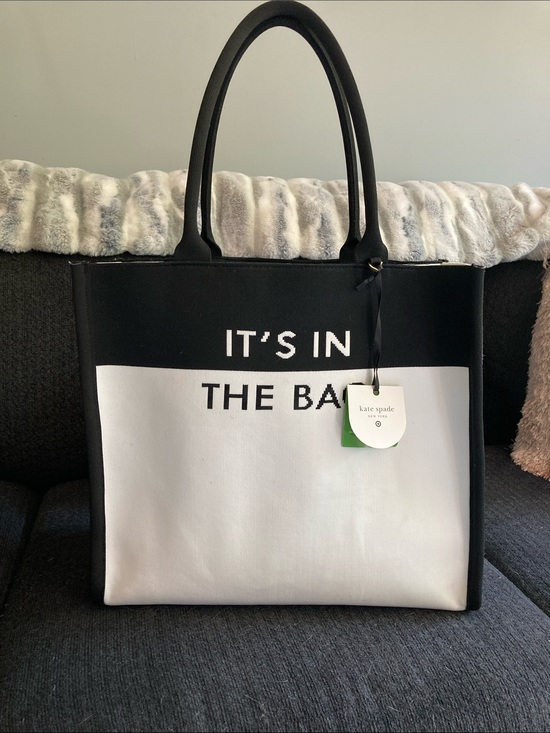 kate spade Handbags - kate spade Black and White 'It's In The Bag' Tote